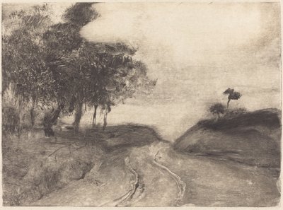 The Road (La route) by Edgar Degas